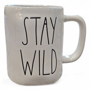 Rae Dunn 'Stay Wild' Ceramic Mug. New Without Tags